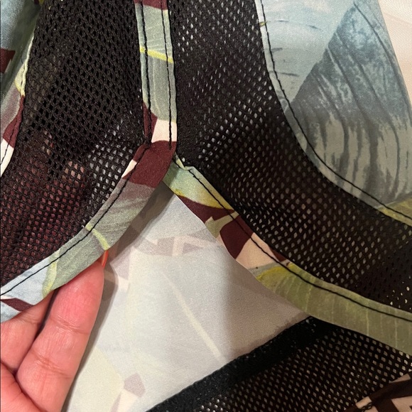 RBX Women's Athletic Shorts with Tropical Print - Picture 5 of 10